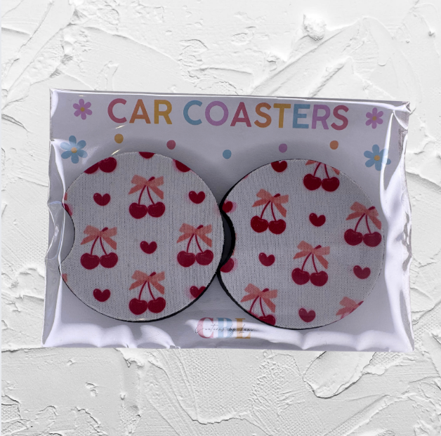 Car coaster - Cherry