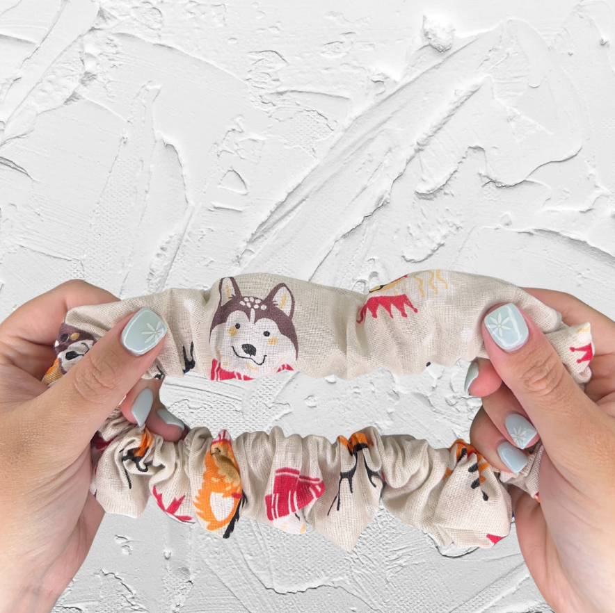 Scrunchie - Christmas dog