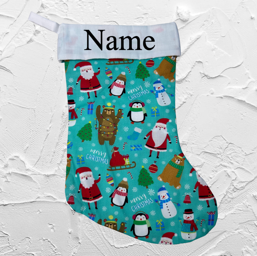 Christmas stocking - Santa