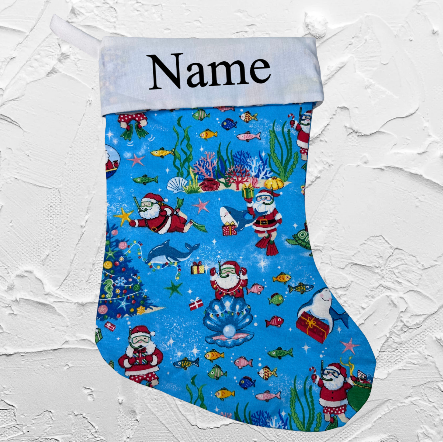 Christmas stocking - Ocean