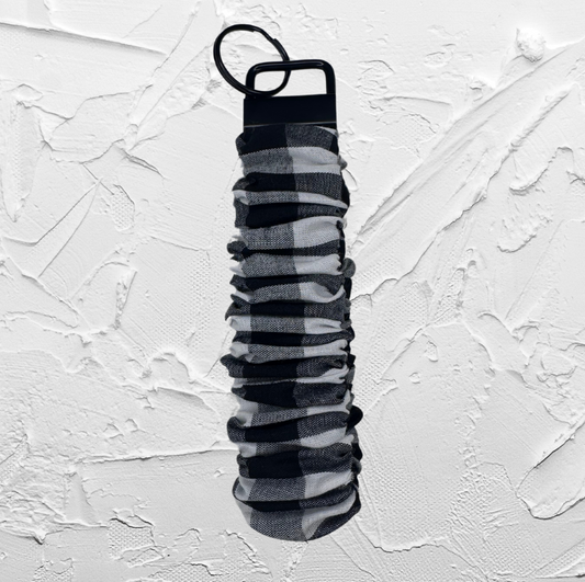 Wristlet - Black Gingham