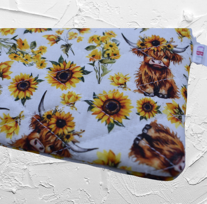 On the go pouch - Highland cow