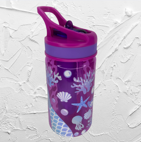 Snow globe drink bottle - Mermaid