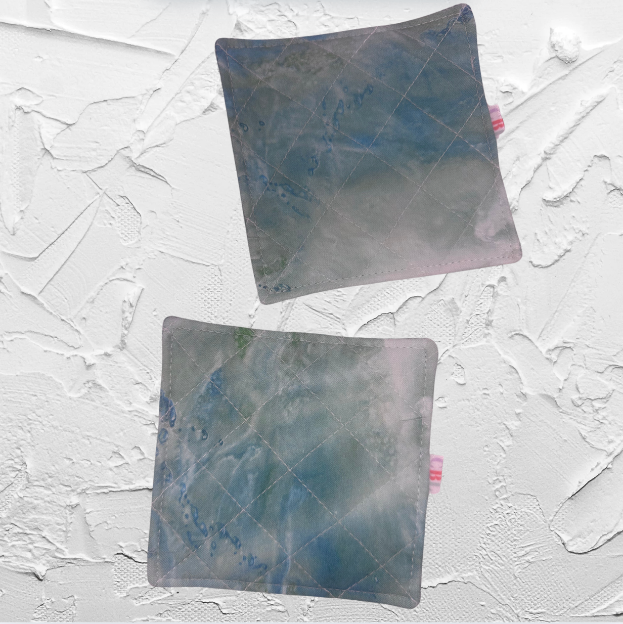 Quilted coaster - Ocean