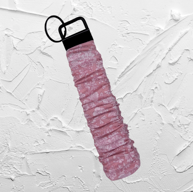 Wristlet - Pink flowers