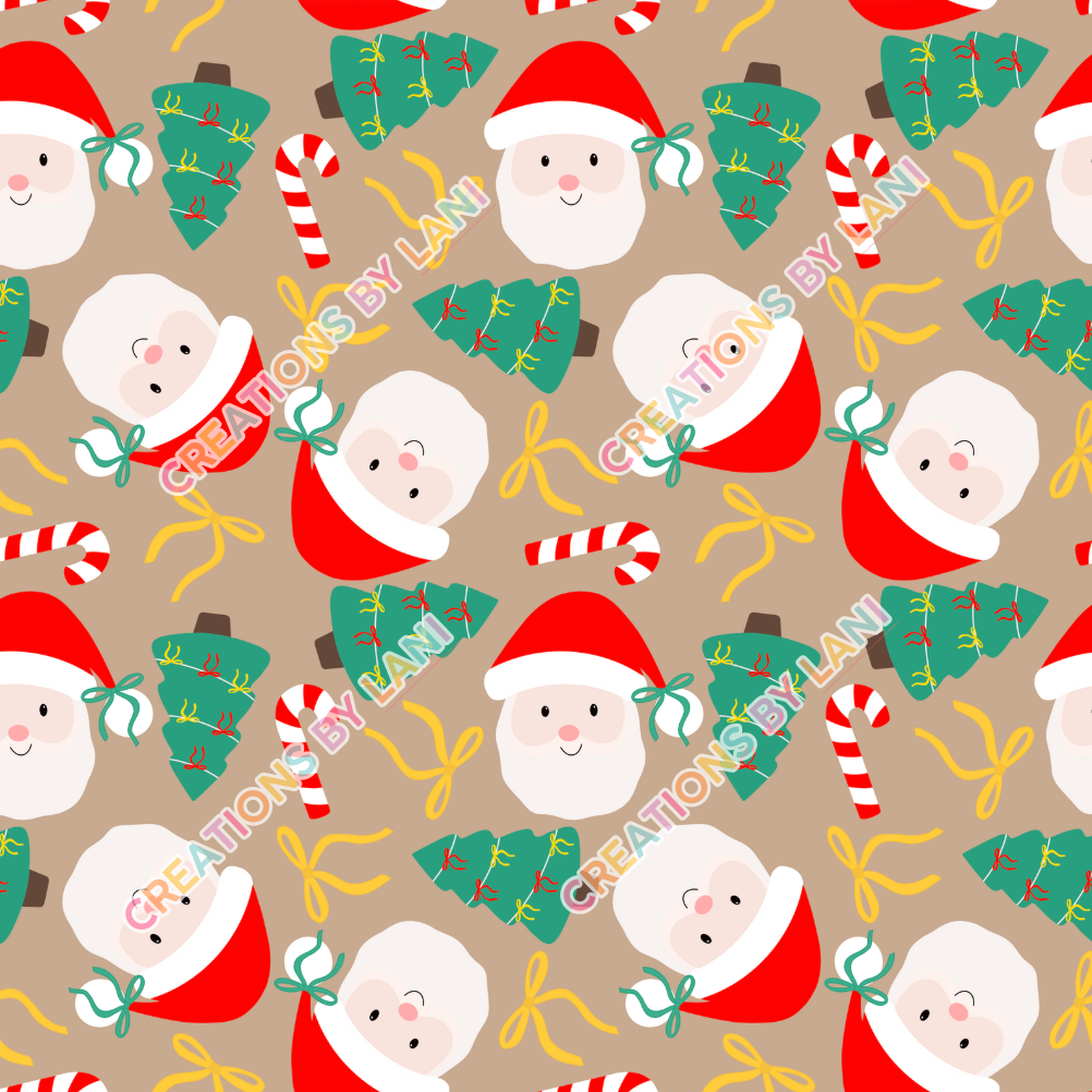 Seamless digital download - Traditional christmas