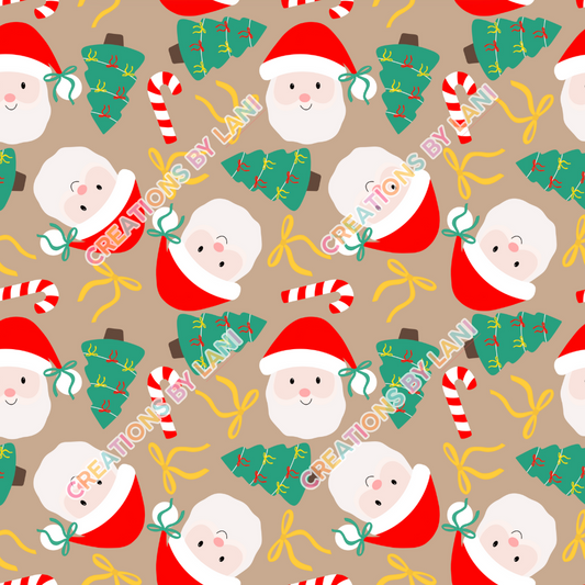Seamless digital download - Traditional christmas