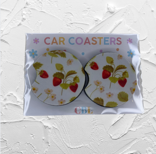 Car coaster - Strawberry