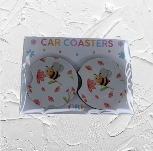 Car coaster - Bee