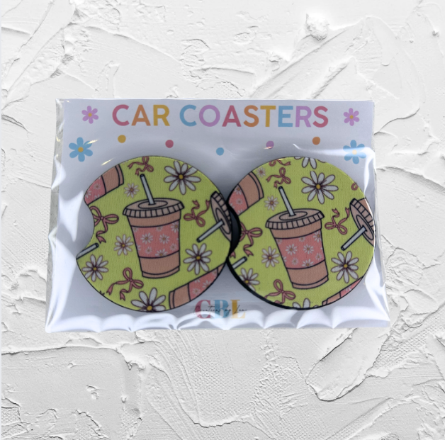 Car coaster - Iced coffee