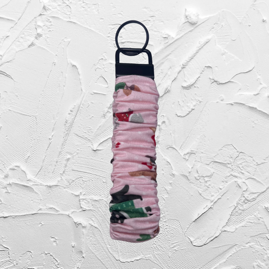 Wristlet - Pink christmas