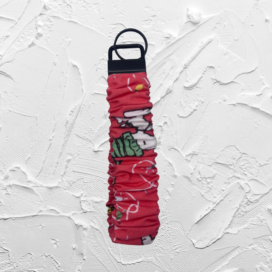 Wristlet - White dog