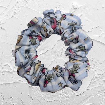 Scrunchie - Stripe character christmas