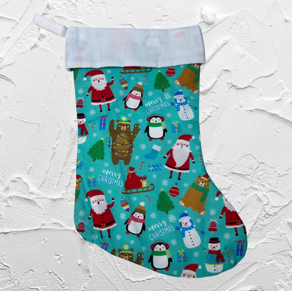 Christmas stocking - Santa