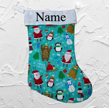 Christmas stocking - Santa